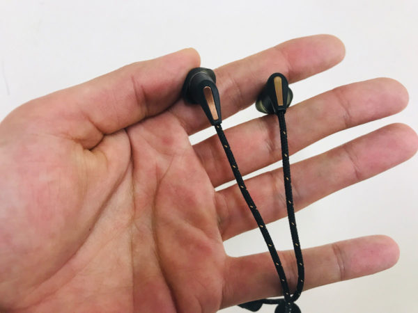 Klipsch T5 Sport back of earbud shells