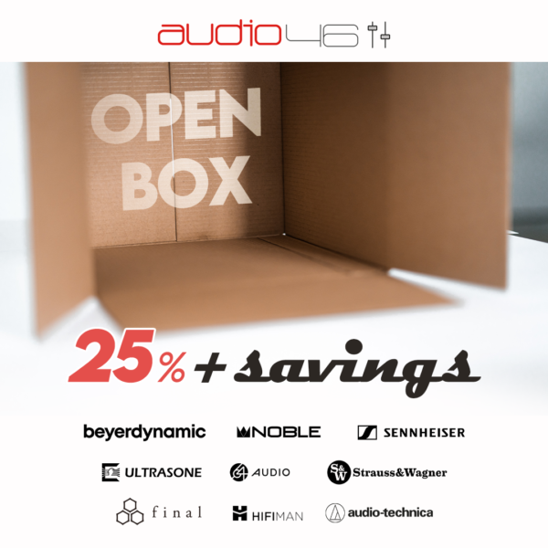 Audio46 Open Box Savings, Save 15% or More on Major Headphone Brands